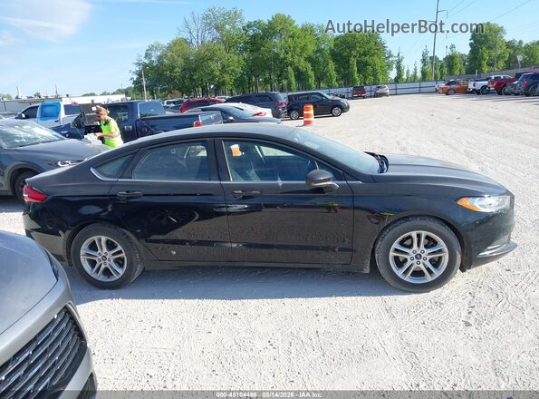 3FA6P0HD8JR150300 2018 FORD FUSION Black Rear interior view