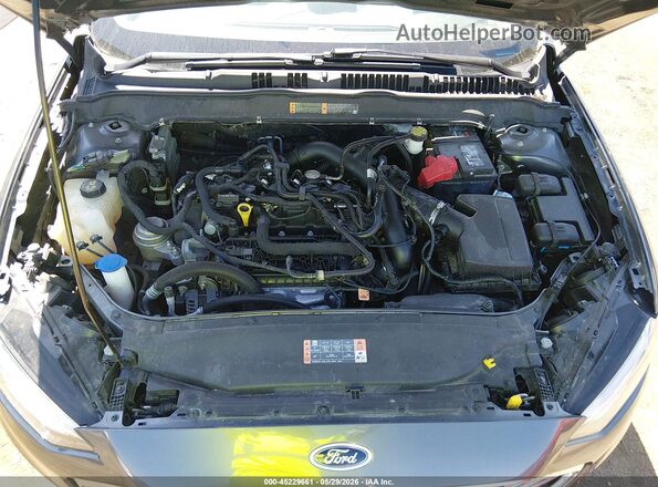 3FA6P0HD8LR166046 2020 FORD FUSION Gray Вид ззаду