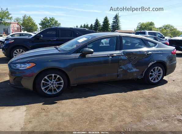 3FA6P0HD8LR166046 2020 FORD FUSION Gray 