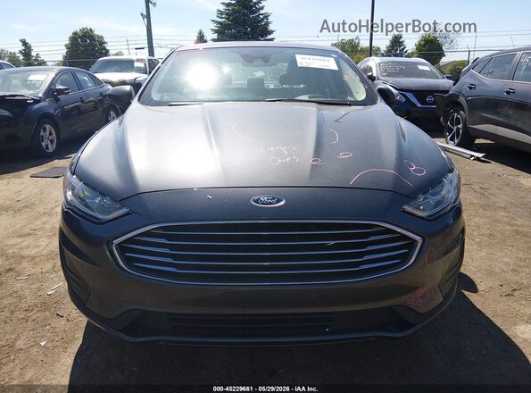 3FA6P0HD8LR166046 2020 FORD FUSION Gray Вид задньої частини салону