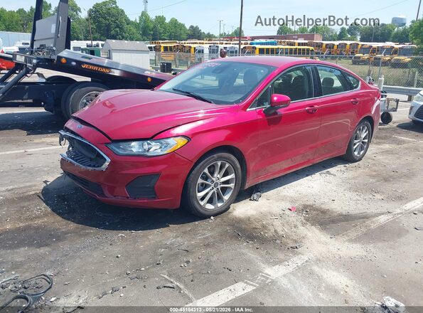 3FA6P0HD8LR250965 2020 FORD FUSION Red Front left