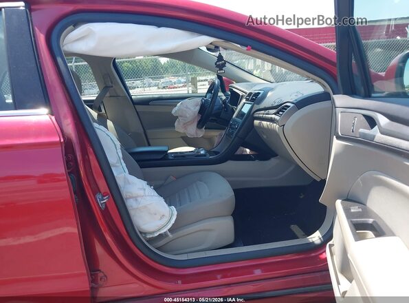 3FA6P0HD8LR250965 2020 FORD FUSION Red Front interior view