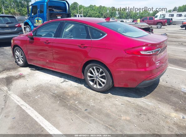 3FA6P0HD8LR250965 2020 FORD FUSION Red Rear left