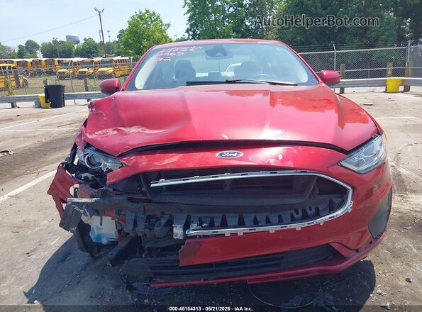 3FA6P0HD8LR250965 2020 FORD FUSION Red Front view