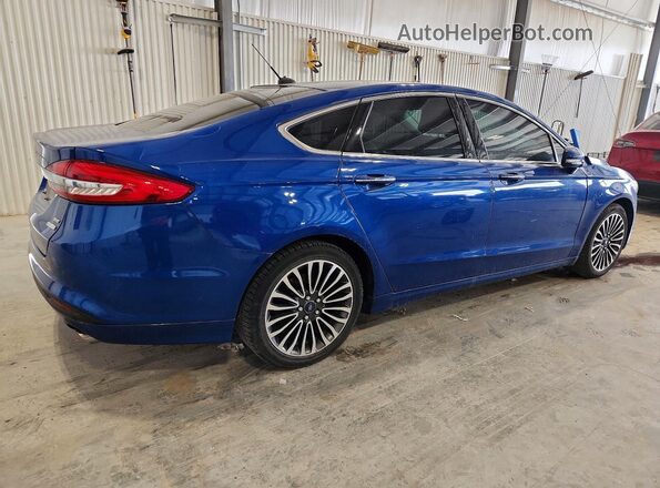 3FA6P0HD9HR105344 2017 FORD FUSION Blue 