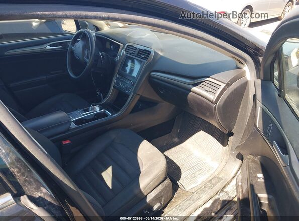 3FA6P0HD9JR203201 2018 FORD FUSION Black Widok wnętrza z przodu