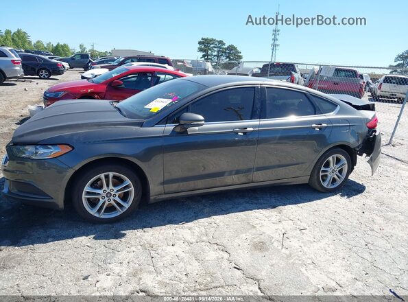 3FA6P0HD9JR271658 2018 FORD FUSION Gray 