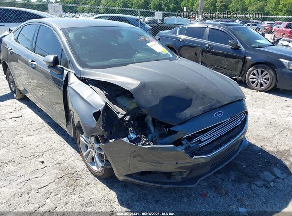 3FA6P0HD9JR271658 2018 FORD FUSION Gray 