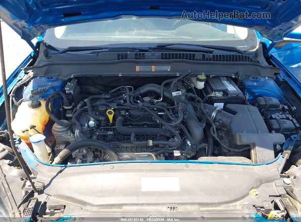 3FA6P0HD9LR127451 2020 FORD FUSION Blue Հետևի տեսք