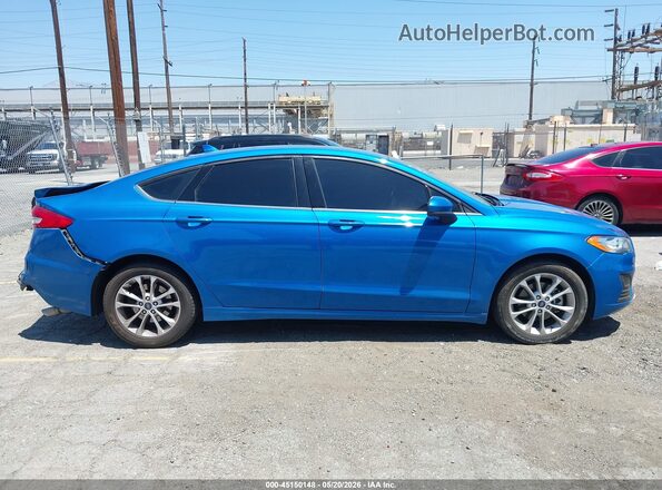 3FA6P0HD9LR127451 2020 FORD FUSION Blue Սարքավորումների վահանակի տեսք