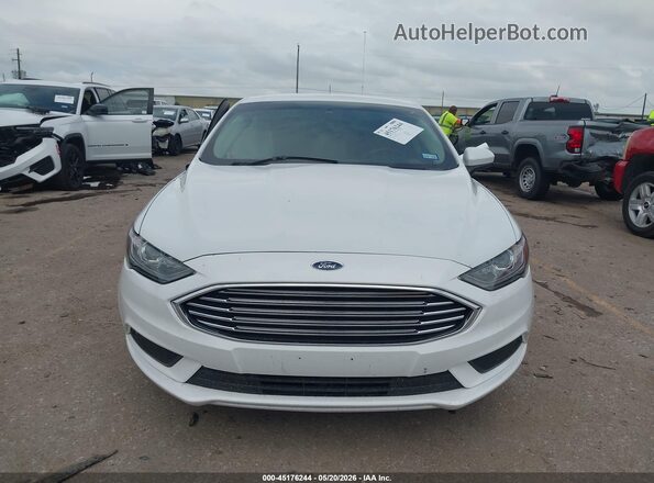 3FA6P0HDXJR179894 2018 FORD FUSION White Vista del cuadro de instrumentos