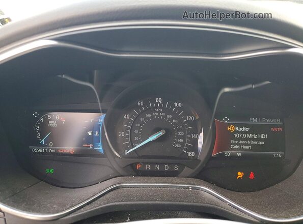3FA6P0K93GR212845 2016 FORD FUSION Brown 