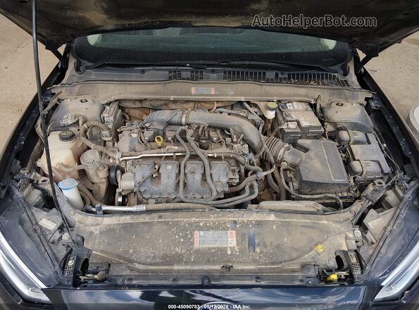 3FA6P0K98LR117708 2020 FORD FUSION Black Widok z tyłu