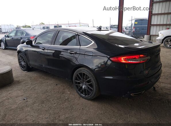 3FA6P0K98LR117708 2020 FORD FUSION Black Tył lewy