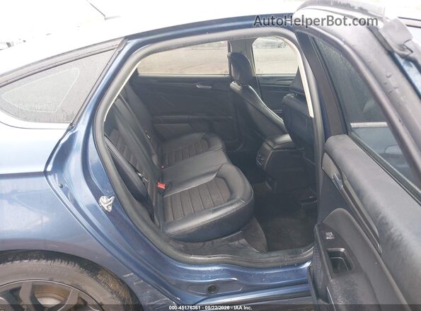 3FA6P0LU0JR115984 2018 FORD FUSION HYBRID Blue Widok naklejki z numerem VIN