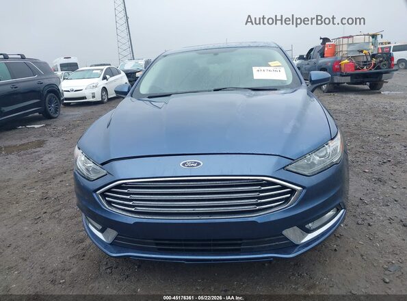 3FA6P0LU0JR115984 2018 FORD FUSION HYBRID Blue Widok zestawu wskaźników