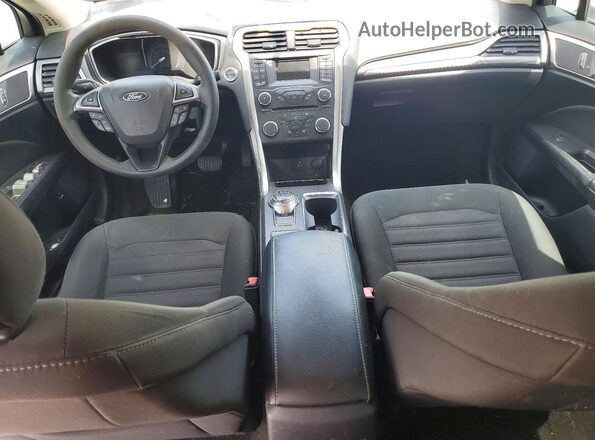 3FA6P0LU0JR188126 2018 FORD FUSION White Widok deski rozdzielczej