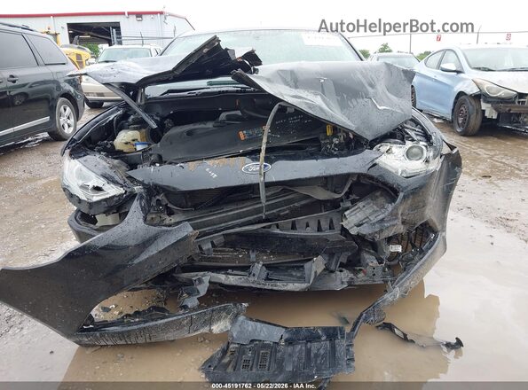 3FA6P0LU0JR245456 2018 FORD FUSION HYBRID Black Widok z przodu