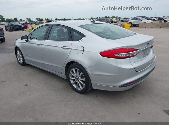 3FA6P0LU1HR233634 2017 FORD FUSION HYBRID Silver უკანა მარცხენა