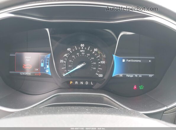 3FA6P0LU1HR233634 2017 FORD FUSION HYBRID Silver უკანა სავარძლების ხედი