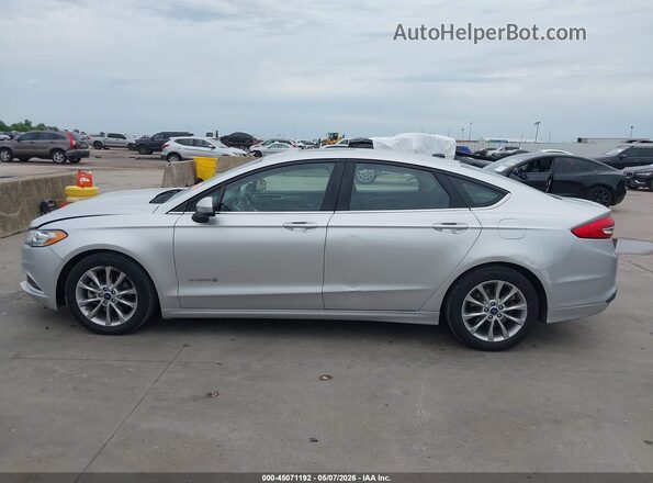 3FA6P0LU1HR233634 2017 FORD FUSION HYBRID Silver 