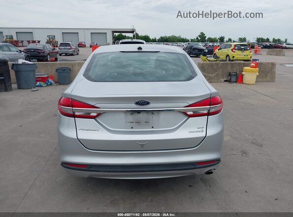 3FA6P0LU1HR233634 2017 FORD FUSION HYBRID Silver 