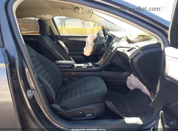 3FA6P0LU1HR242284 2017 FORD FUSION HYBRID Серый Вид салона спереди