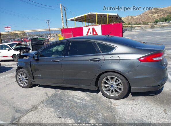 3FA6P0LU1HR242284 2017 FORD FUSION HYBRID Серый Панорамный вид салона 360°