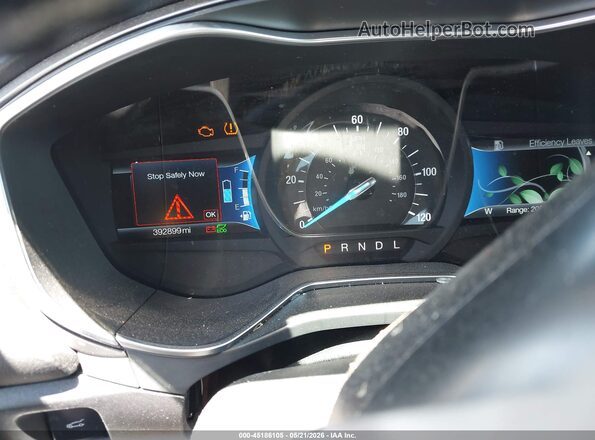 3FA6P0LU1HR300264 2017 FORD FUSION HYBRID Gray Vista de los asientos traseros