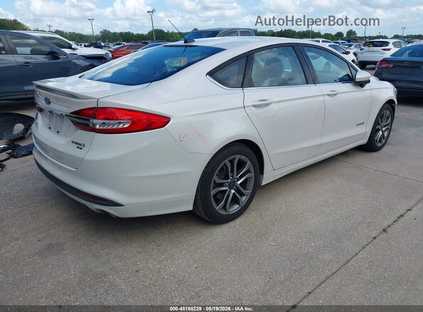 3FA6P0LU1HR314620 2017 FORD FUSION HYBRID Белый Задняя правая четверть