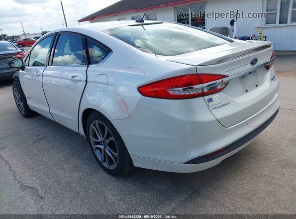 3FA6P0LU1HR314620 2017 FORD FUSION HYBRID Белый Задняя левая четверть