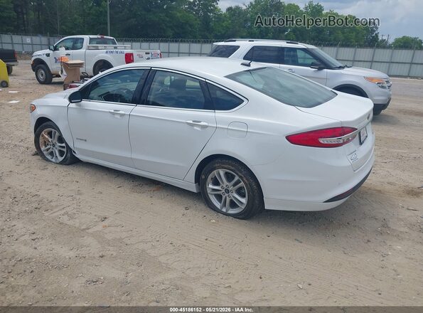 3FA6P0LU1JR125844 2018 FORD FUSION HYBRID White უკანა მარცხენა