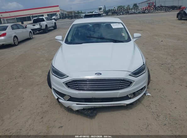 3FA6P0LU1JR125844 2018 FORD FUSION HYBRID White ხელსაწყოთა პანელის ხედი