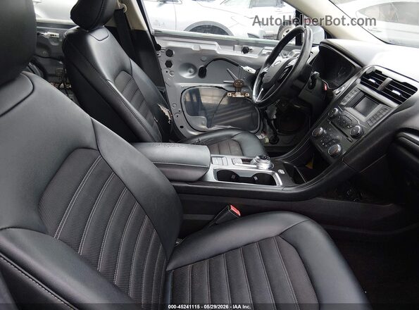 3FA6P0LU1JR242419 2018 FORD FUSION HYBRID Silver წინა სალონის ხედი