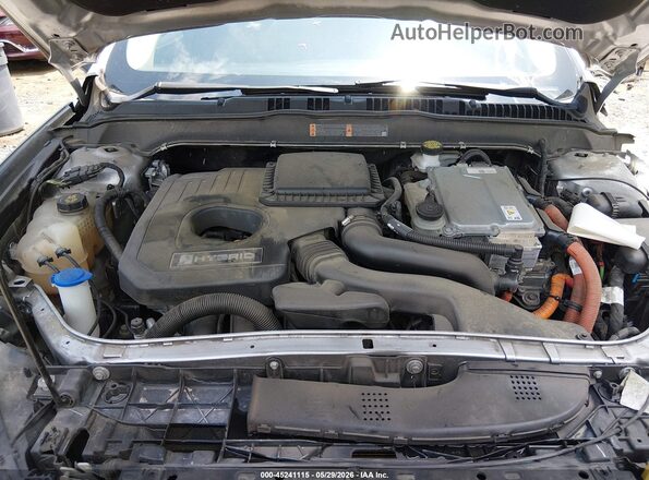 3FA6P0LU1JR242419 2018 FORD FUSION HYBRID Silver უკანა ხედი