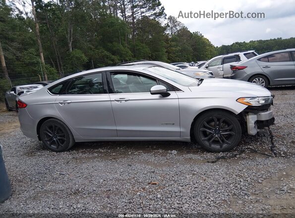 3FA6P0LU1JR242419 2018 FORD FUSION HYBRID Silver სალონის 360-გრადუსიანი ხედი