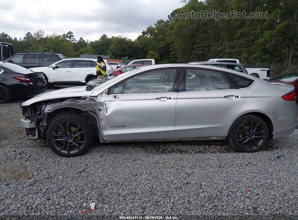 3FA6P0LU1JR242419 2018 FORD FUSION HYBRID Silver 