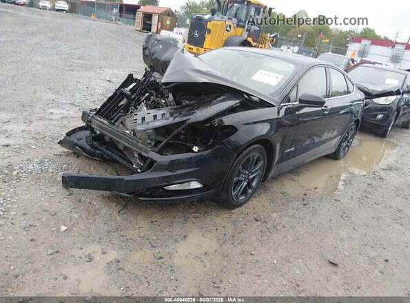 3FA6P0LU1JR248852 2018 FORD FUSION HYBRID Black 
