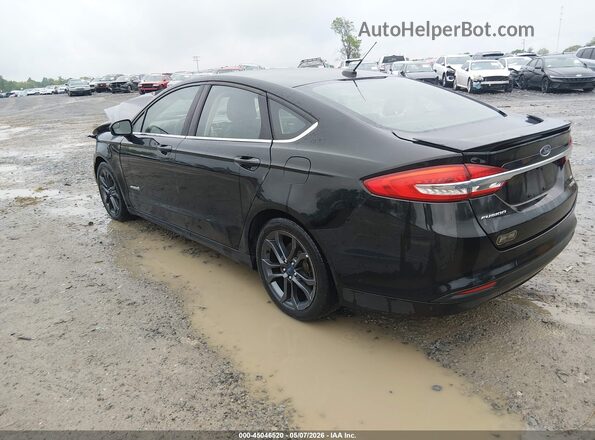 3FA6P0LU1JR248852 2018 FORD FUSION HYBRID Black 