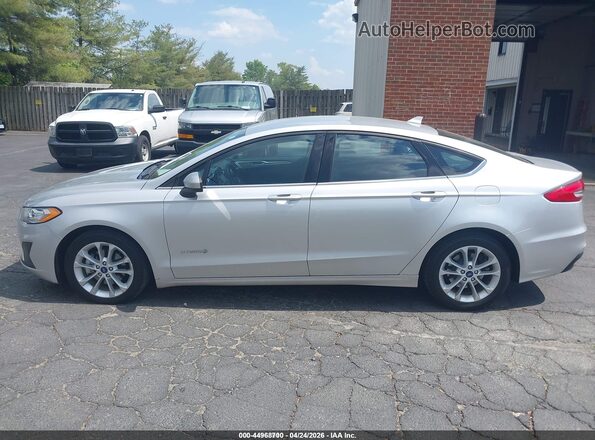 3FA6P0LU1KR211480 2019 FORD FUSION HYBRID Silver 