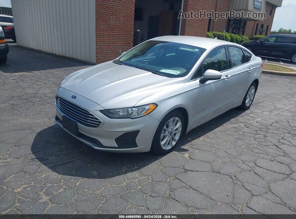 3FA6P0LU1KR211480 2019 FORD FUSION HYBRID Silver 