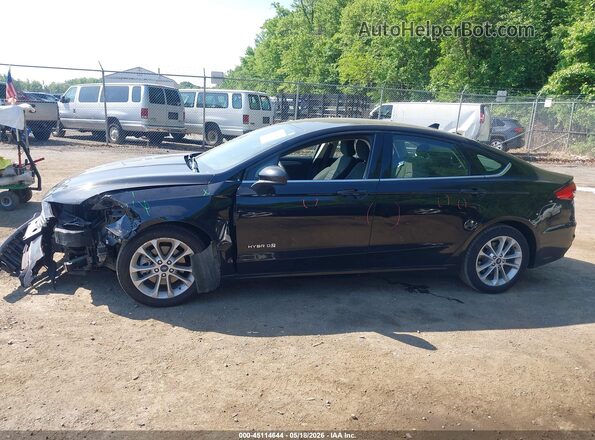 3FA6P0LU1KR257665 2019 FORD FUSION HYBRID Black Սալոնի 360 աստիճան տեսք