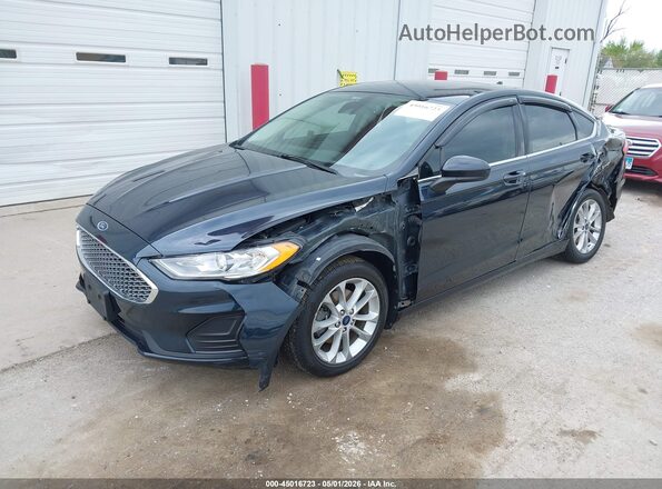 3FA6P0LU1LR105449 2020 FORD FUSION Black Передня ліва чверть