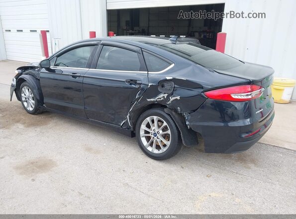 3FA6P0LU1LR105449 2020 FORD FUSION Black Задня ліва чверть