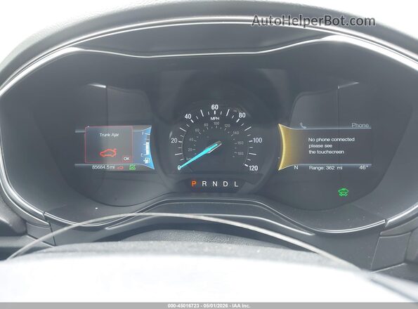 3FA6P0LU1LR105449 2020 FORD FUSION Black Вид задніх сидінь