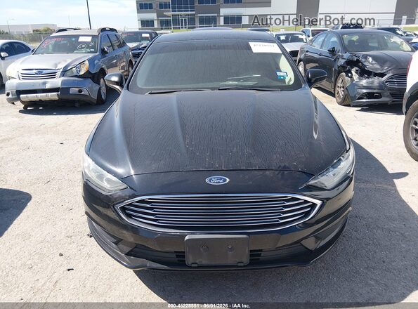 3FA6P0LU2HR114118 2017 FORD FUSION HYBRID Black ხელსაწყოთა პანელის ხედი