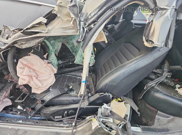 3FA6P0LU2HR300113 2017 FORD FUSION Угольный Вид салона спереди