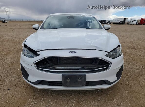 3FA6P0LU2KR114935 2019 FORD FUSION White 
