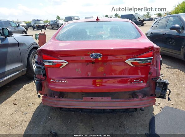 3FA6P0LU2KR131461 2019 FORD FUSION HYBRID Red 