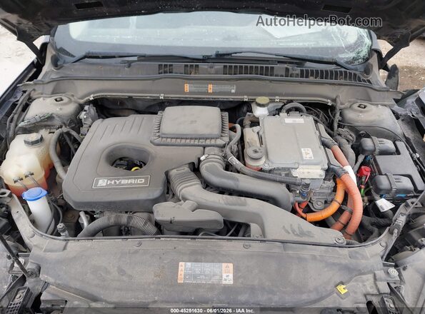 3FA6P0LU2KR218499 2019 FORD FUSION HYBRID Black უკანა ხედი